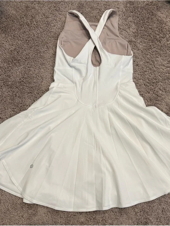 Lululemon Women's White Tennis Dress - Picture 3 of 6